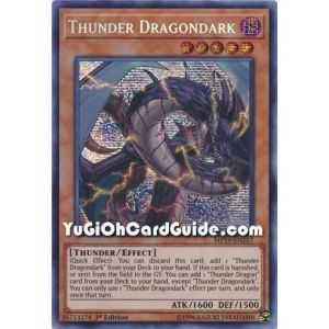 Thunder Dragondark (Prismatic Secret Rare) – 2019 Gold Sarcophagus Mega Pack | Carta YUGIOH en México