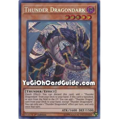 Thunder Dragondark (Prismatic Secret Rare) – 2019 Gold Sarcophagus Mega Pack | Carta YUGIOH en México