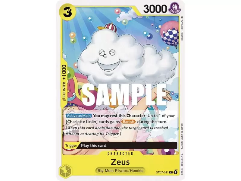 Zeus (Common) – ONE PIECE DECKS | Carta ONE PIECE en México