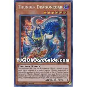 Thunder Dragonroar (Prismatic Secret Rare) – 2019 Gold Sarcophagus Mega Pack | Carta YUGIOH en México