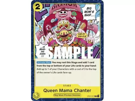 Queen Mama Chanter (Common) – ONE PIECE DECKS | Carta ONE PIECE en México