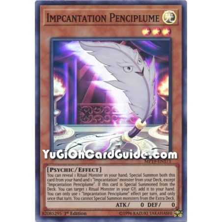 Impcantation Penciplume (Super Rare) – 2019 Gold Sarcophagus Mega Pack | Carta YUGIOH en México