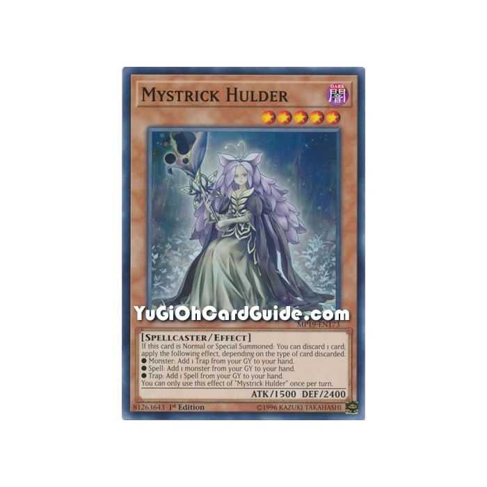 Mystrick Hulder (Common) – 2019 Gold Sarcophagus Mega Pack | Carta YUGIOH en México