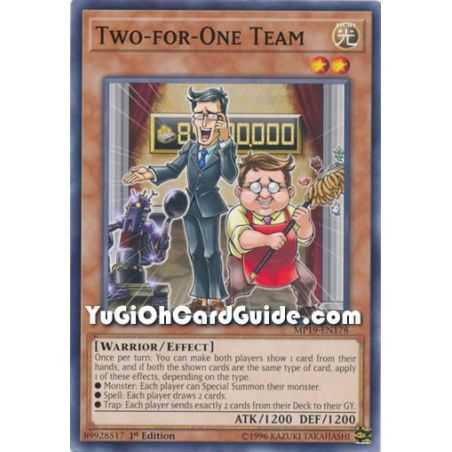 Two-for-One Team (Common) – 2019 Gold Sarcophagus Mega Pack | Carta YUGIOH en México