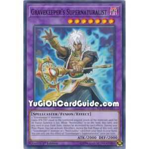 Gravekeepers Supernaturalist (Common) – 2019 Gold Sarcophagus Mega Pack | Carta YUGIOH en México