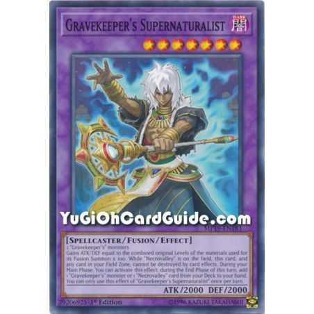 Gravekeepers Supernaturalist (Common) – 2019 Gold Sarcophagus Mega Pack | Carta YUGIOH en México