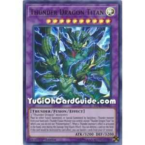 Thunder Dragon Titan (Ultra Rare) – 2019 Gold Sarcophagus Mega Pack | Carta YUGIOH en México