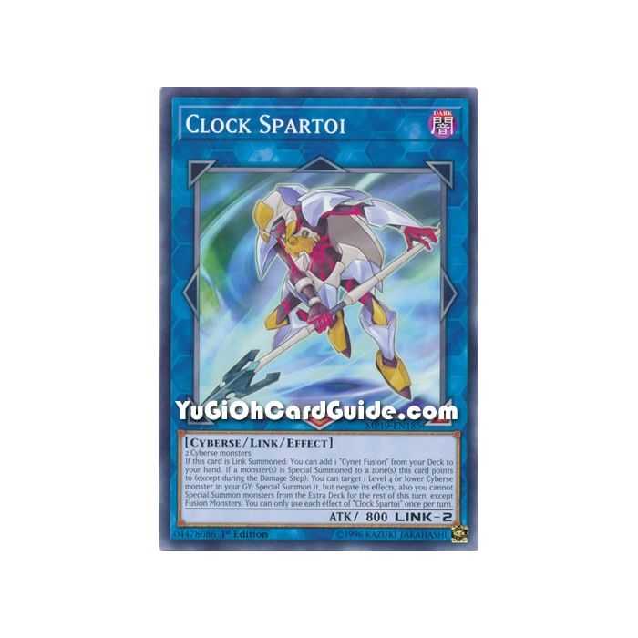 Clock Spartoi (Common) – 2019 Gold Sarcophagus Mega Pack | Carta YUGIOH en México