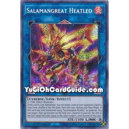 Salamangreat Heatleo (Prismatic Secret Rare) – 2019 Gold Sarcophagus Mega Pack | Carta YUGIOH en México