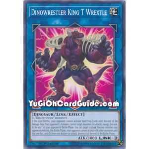Dinowrestler King T Wrextle (Common) – 2019 Gold Sarcophagus Mega Pack | Carta YUGIOH en México