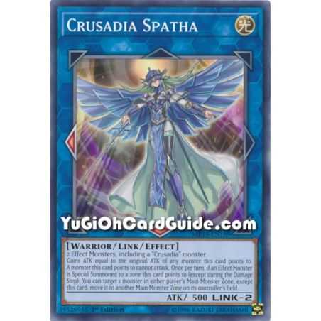 Crusadia Spatha (Common) – 2019 Gold Sarcophagus Mega Pack | Carta YUGIOH en México