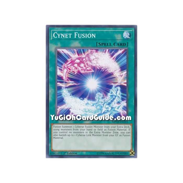Cynet Fusion (Common) – 2019 Gold Sarcophagus Mega Pack | Carta YUGIOH en México