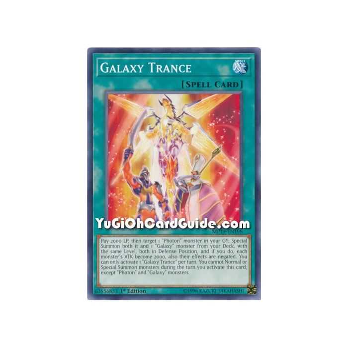 Galaxy Trance (Common) – 2019 Gold Sarcophagus Mega Pack | Carta YUGIOH en México