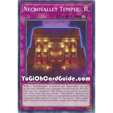 Necrovalley Temple (Common) – 2019 Gold Sarcophagus Mega Pack | Carta YUGIOH en México