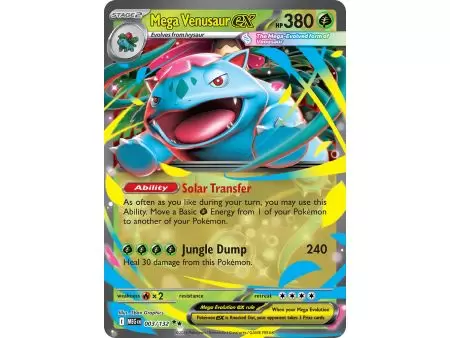 Mega Venusaur ex (Double Rare) – ME01 Mega Evolution | Carta POKEMON en México