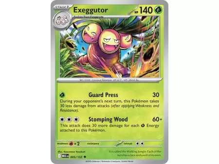 Exeggutor (Uncommon) – ME01 Mega Evolution | Carta POKEMON en México
