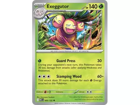 Exeggutor (Uncommon) – ME01 Mega Evolution | Carta POKEMON en México