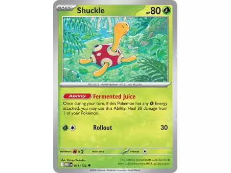 Shuckle (Uncommon) – ME01 Mega Evolution | Carta POKEMON en México