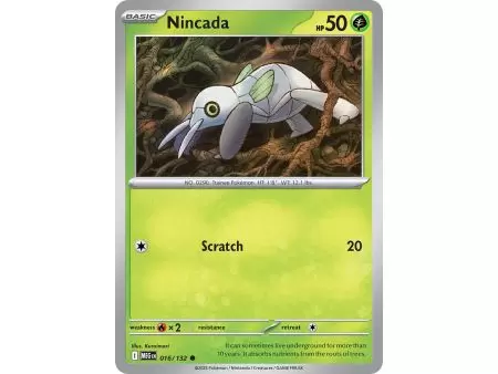 Nincada (Common) – ME01 Mega Evolution | Carta POKEMON en México