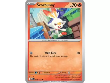 Scorbunny (Common) – ME01 Mega Evolution | Carta POKEMON en México