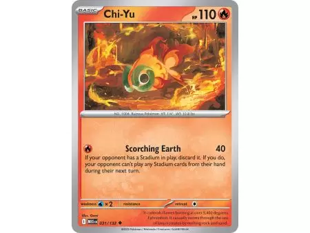Chi-Yu (Uncommon) – ME01 Mega Evolution | Carta POKEMON en México
