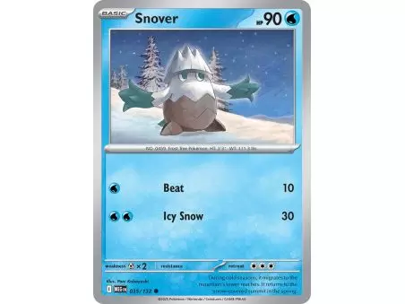 Snover (Common) – ME01 Mega Evolution | Carta POKEMON en México