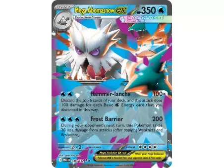 Mega Abomasnow ex (Double Rare) – ME01 Mega Evolution | Carta POKEMON en México