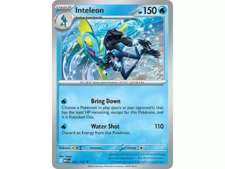 Inteleon (Uncommon) – ME01 Mega Evolution | Carta POKEMON en México
