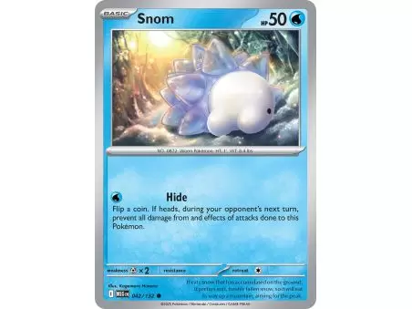 Snom (Common) – ME01 Mega Evolution | Carta POKEMON en México