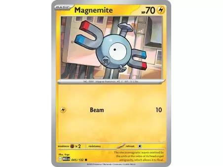 Magnemite (Common) – ME01 Mega Evolution | Carta POKEMON en México