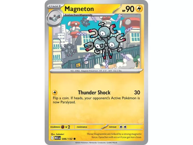 Magneton (Common) – ME01 Mega Evolution | Carta POKEMON en México