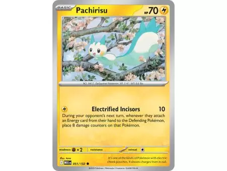 Pachirisu (Common) – ME01 Mega Evolution | Carta POKEMON en México