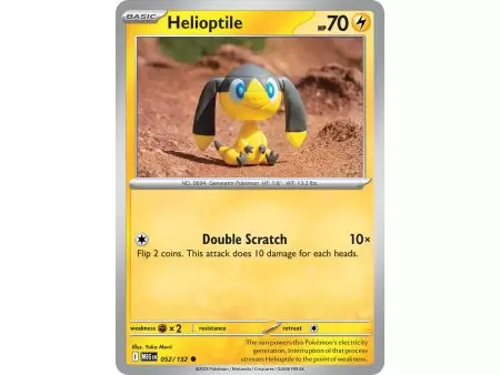 Helioptile (Common) – ME01 Mega Evolution | Carta POKEMON en México