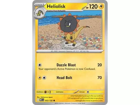 Heliolisk (Common) – ME01 Mega Evolution | Carta POKEMON en México