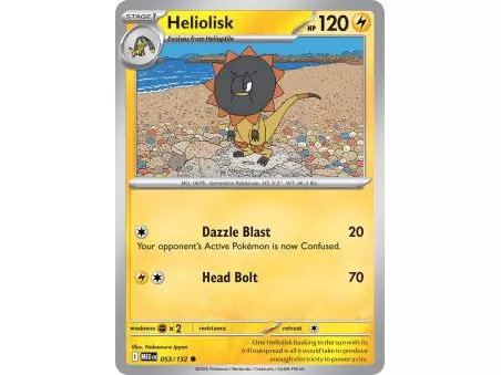 Heliolisk (Common) – ME01 Mega Evolution | Carta POKEMON en México
