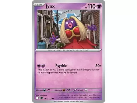 Jynx (Common) – ME01 Mega Evolution | Carta POKEMON en México