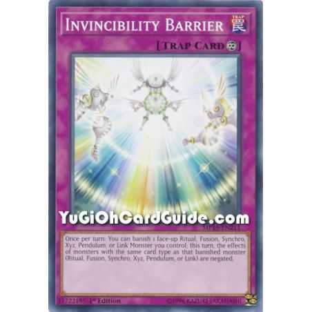 Invincibility Barrier (Common) – 2019 Gold Sarcophagus Mega Pack | Carta YUGIOH en México