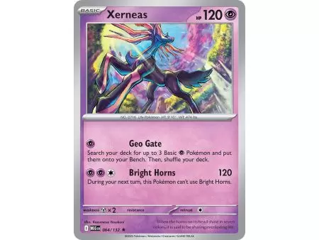 Xerneas (Rare Holofoil) – ME01 Mega Evolution | Carta POKEMON en México