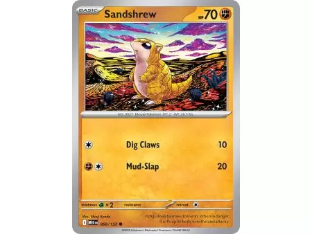 Sandshrew (Common) – ME01 Mega Evolution | Carta POKEMON en México