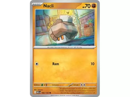Nacli (Common) – ME01 Mega Evolution | Carta POKEMON en México