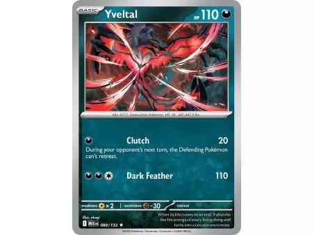 Yveltal (Rare Holofoil) – ME01 Mega Evolution | Carta POKEMON en México