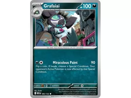 Grafaiai (Common) – ME01 Mega Evolution | Carta POKEMON en México