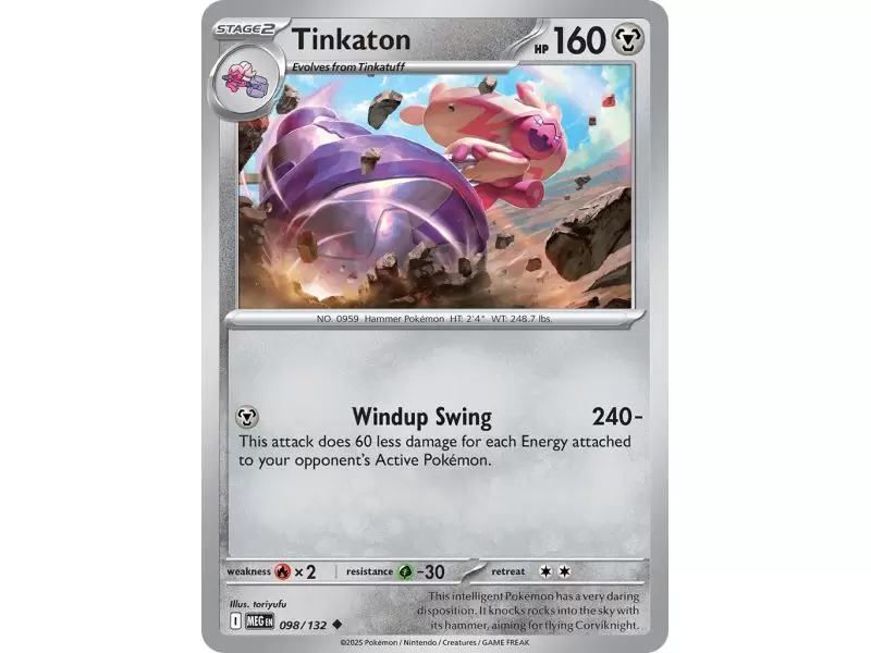 Tinkaton (Uncommon) – ME01 Mega Evolution | Carta POKEMON en México