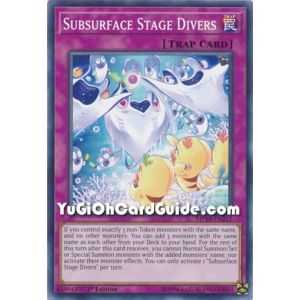 Subsurface Stage Divers (Common) – 2019 Gold Sarcophagus Mega Pack | Carta YUGIOH en México