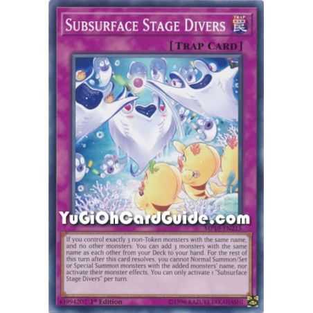 Subsurface Stage Divers (Common) – 2019 Gold Sarcophagus Mega Pack | Carta YUGIOH en México