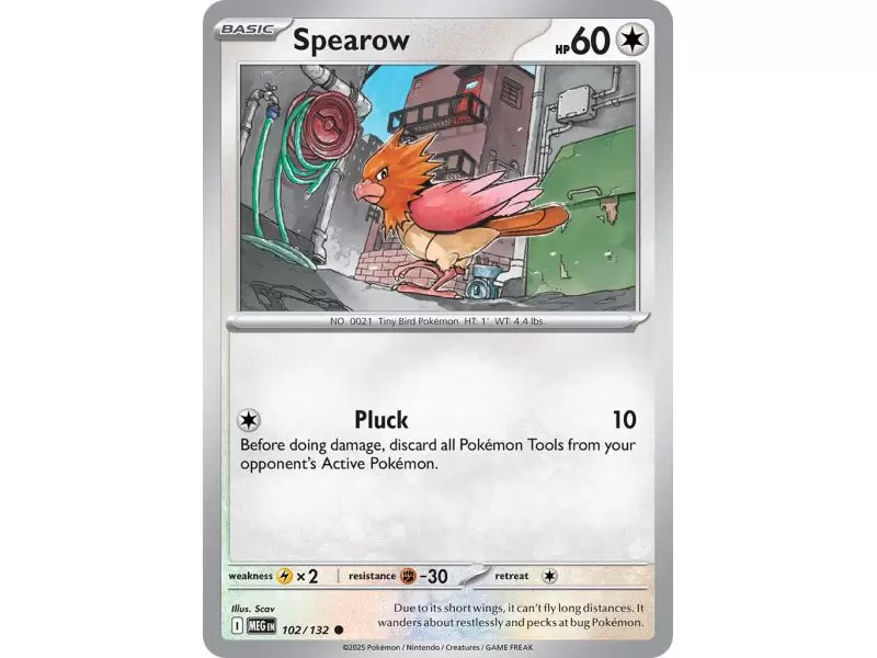 Spearow (Common) – ME01 Mega Evolution | Carta POKEMON en México