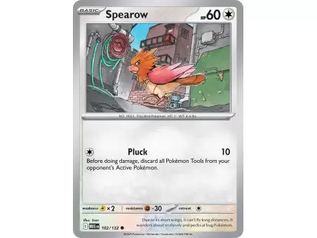 Spearow (Common) – ME01 Mega Evolution | Carta POKEMON en México