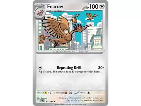Fearow (Common) – ME01 Mega Evolution | Carta POKEMON en México