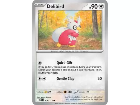 Delibird (Common) – ME01 Mega Evolution | Carta POKEMON en México