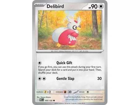 Delibird (Common) – ME01 Mega Evolution | Carta POKEMON en México